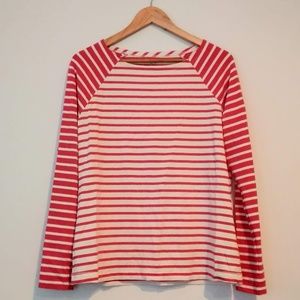 Women's Pink and White Vineyard Vines Long Sleeve